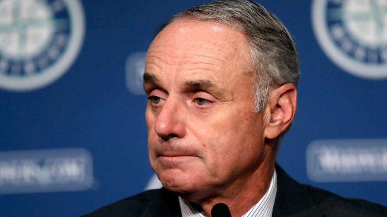 Foto de archivo / Rob Manfred, comisionado de Grandes Ligas.