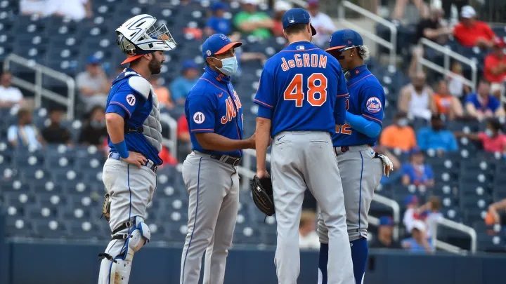 Manager de los Mets habló de la lesión de deGrom / Eric Espada/Getty Images