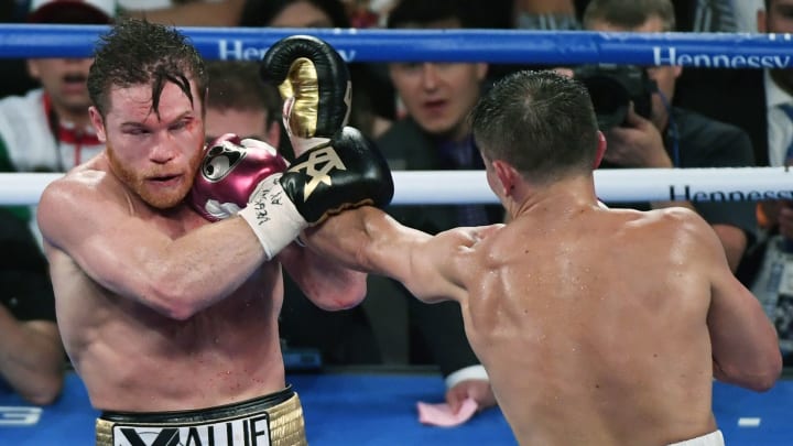 Golovkin y "Canelo" podrían cerrar el 2021 con un combate entre ambos / Ethan Miller/Getty Images