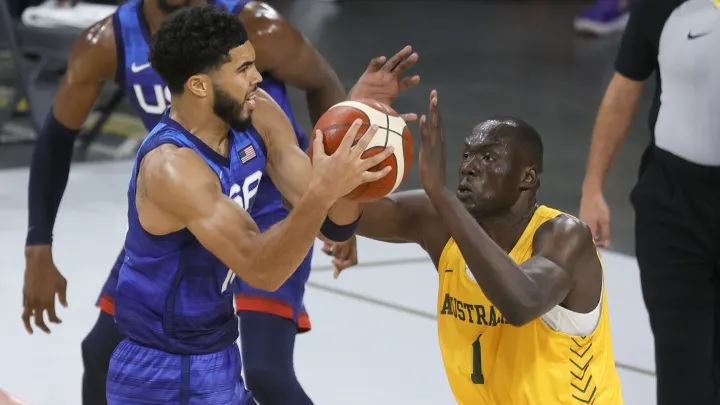 Australia derrotó al Team USA en partido de preparación / Ethan Miller/Getty Images