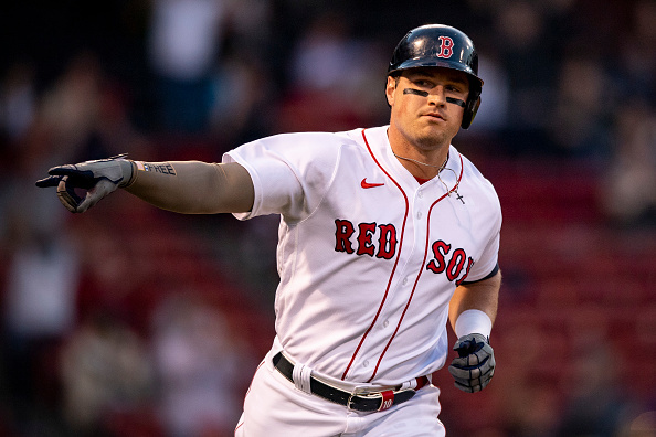 Hunter Renfroe / (Photo by Billie Weiss/Boston Red Sox/Getty Images).