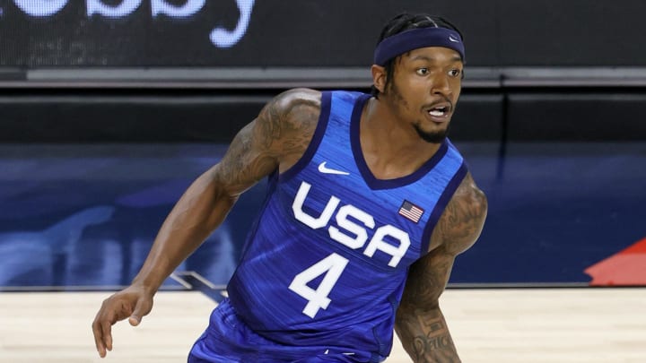 Bradley Beal anotó 17 puntos por Estados Unidos en el juego contra Argentina / Ethan Miller/Getty Images
