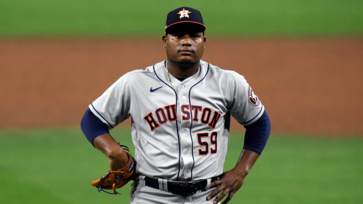 Framber Valdez, lanzador elite de los Astros de Houston.