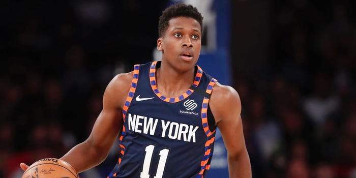 Frank Ntilikina, formo parte de los New York Nets