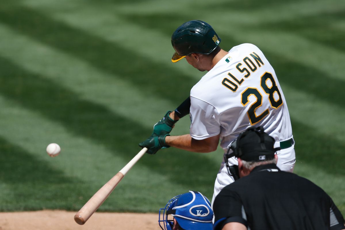Matt Olson, jugador de los Reales