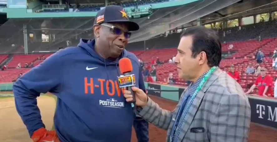 Dusty Baker fue entrevistado por Neftalí Medina (Enviado Especial) durante la Serie Mundial de la temporada 2021.