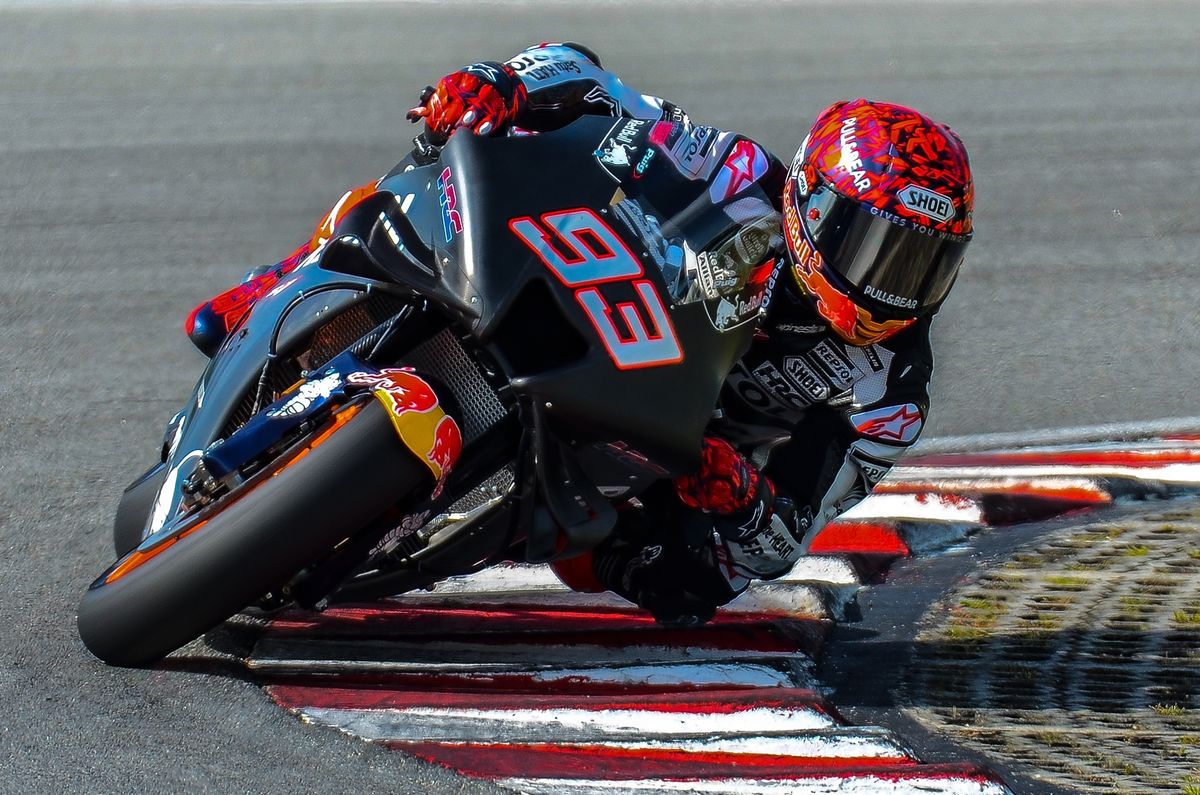 El español Marc Márquez (Repsol Honda RC 213 V) se ha mostrado muy contento de su regreso a la competición y satisfecho del rendimiento que ha logrado. (FUENTE EXTERNA).