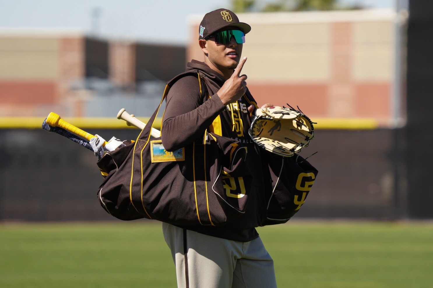 Foto de archivo / Manny Machado durante los entrenamientos de primavera.