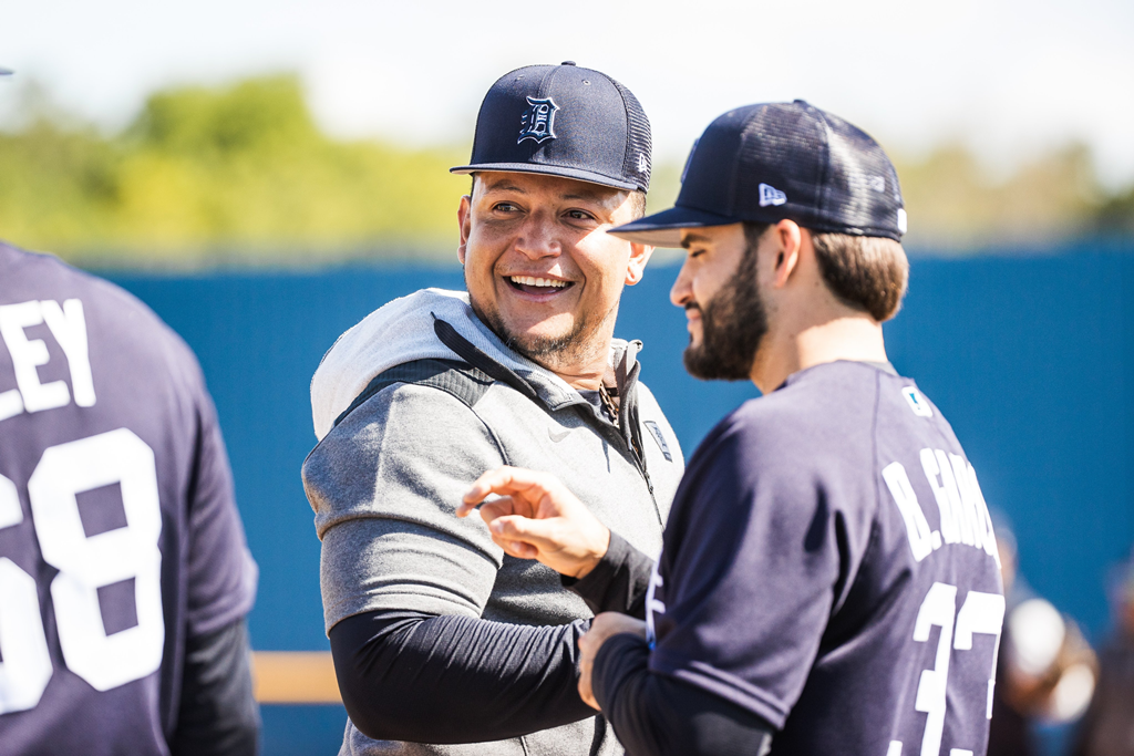 cabrera en entranamiento detroit