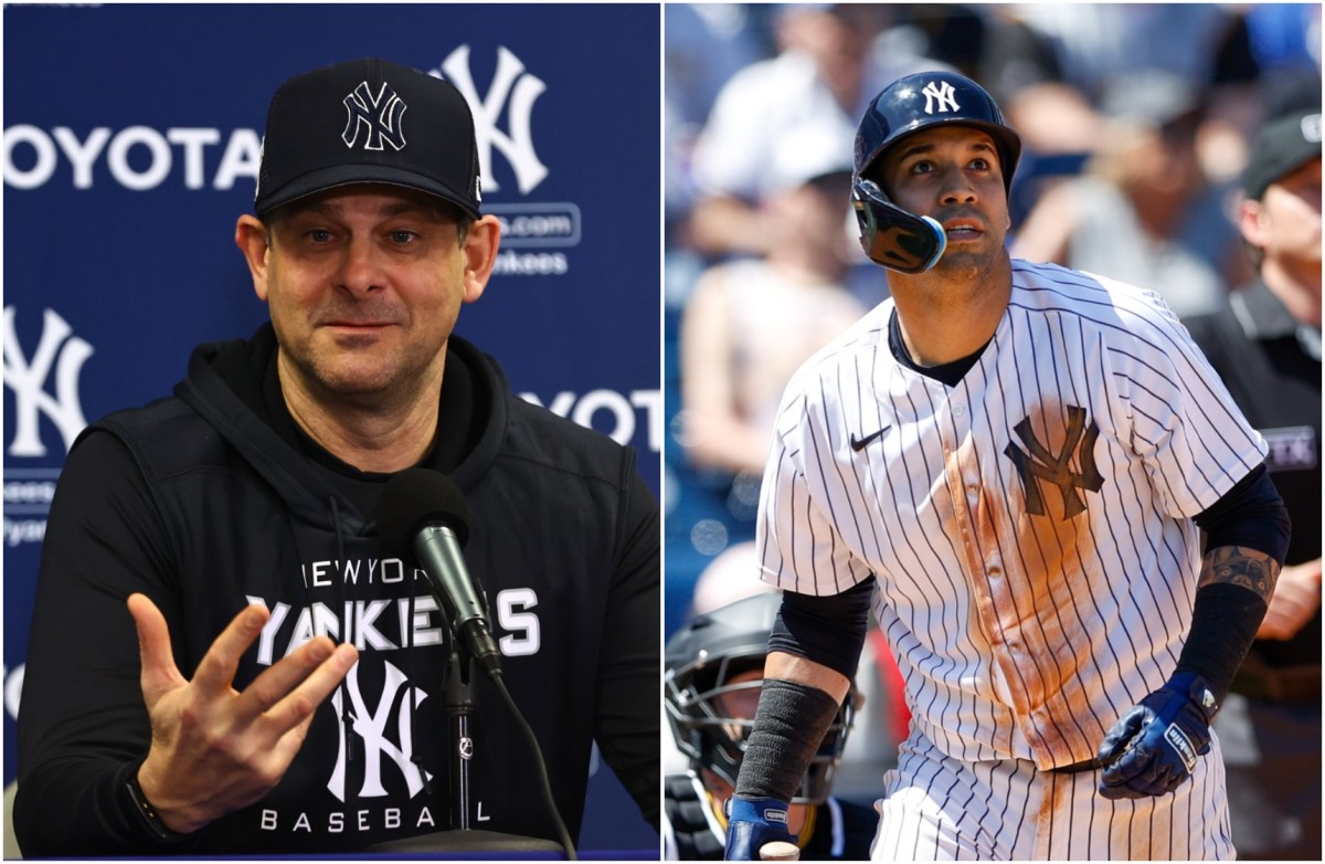 Aaron Boone y Marwin González