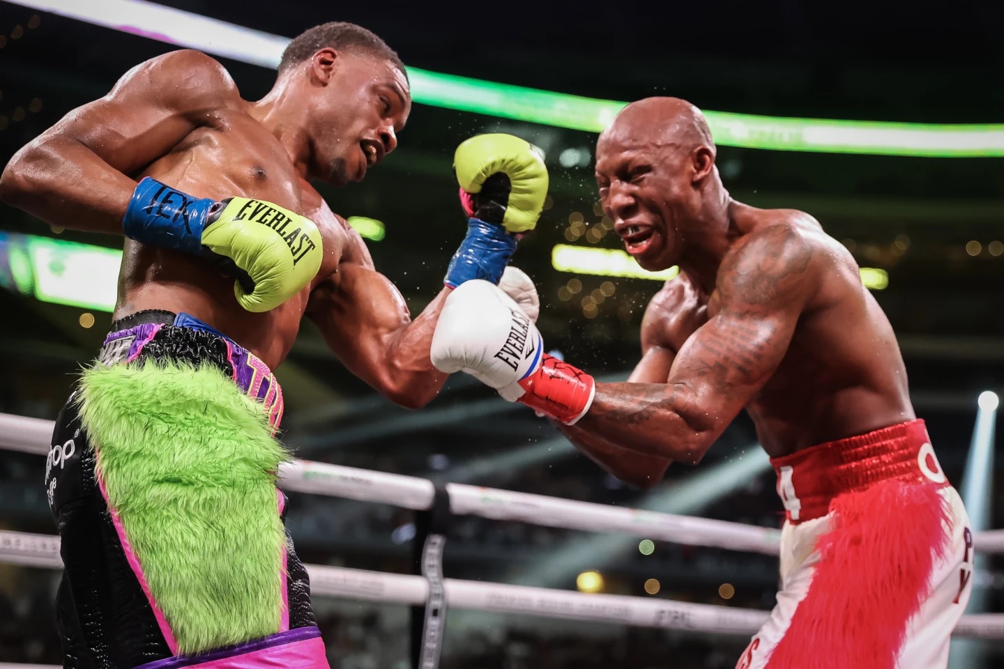 Errol Spence vs. Yordenis Ugas.(HANDOUT / Amanda Westcott / SHOWTIME)