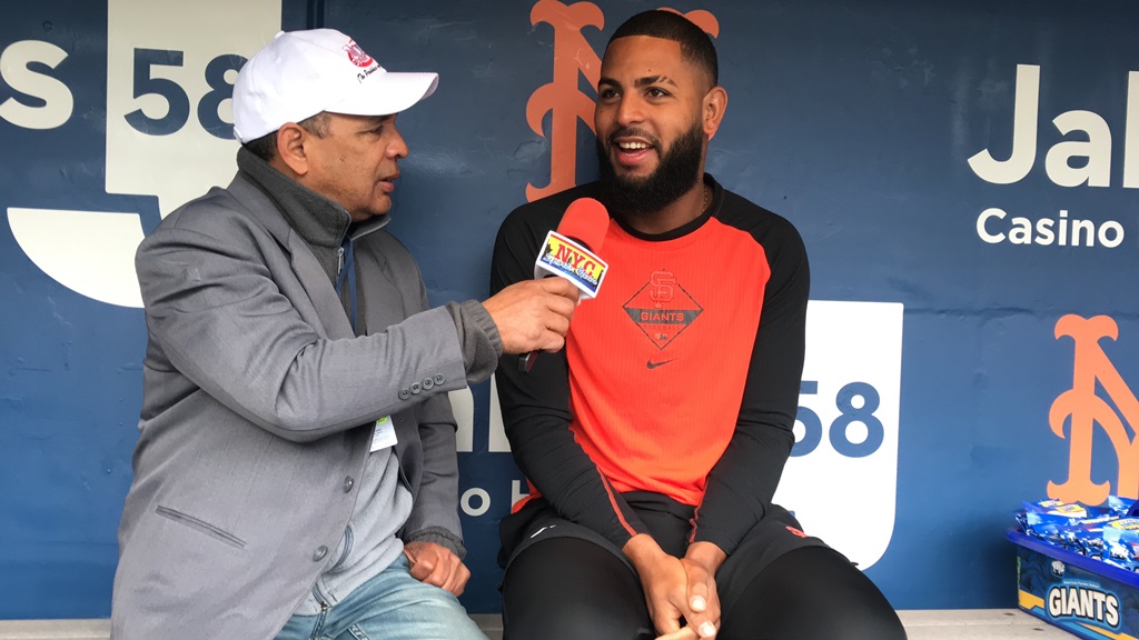 Jarlin García fue entrevistado por Agustín Zapata en el Citi Field en New York.