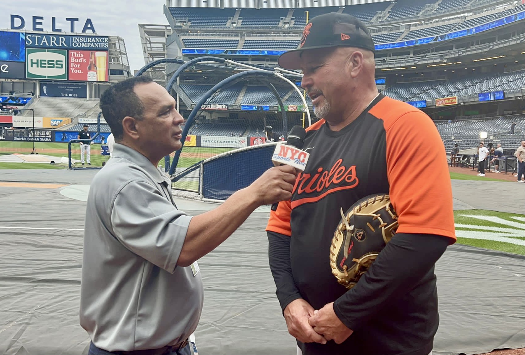 Fredi González ofreció una interesante entrevista a Agustín Zapata en el Yankee Stadium.