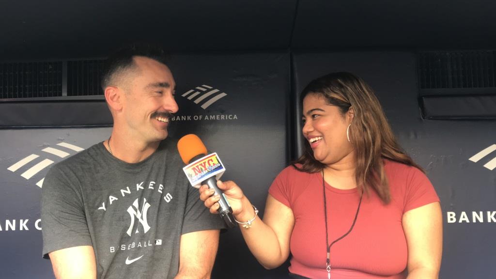 Arlenis J. Peña estuvo en el Yankee Stadium y entrevistó al estadounidense Matt Carpenter.
