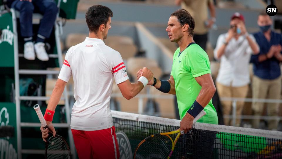 Novak Djokovic Rafael Nadal / Getty.