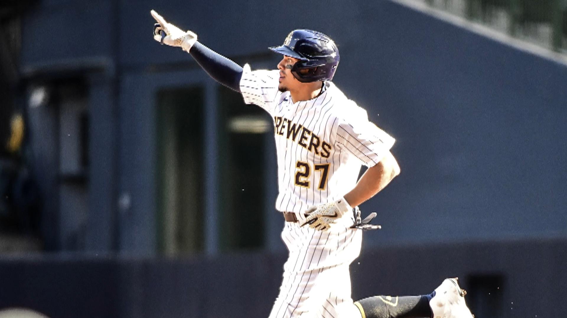 Willy Adames / Foto cortesía de Yahoo Sports.