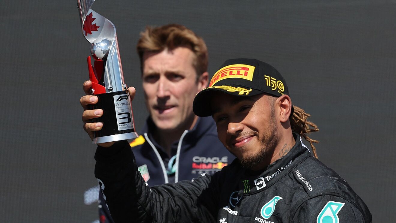 Lewis Hamilton feliz tras un resultado que no esperaba (Reuters).