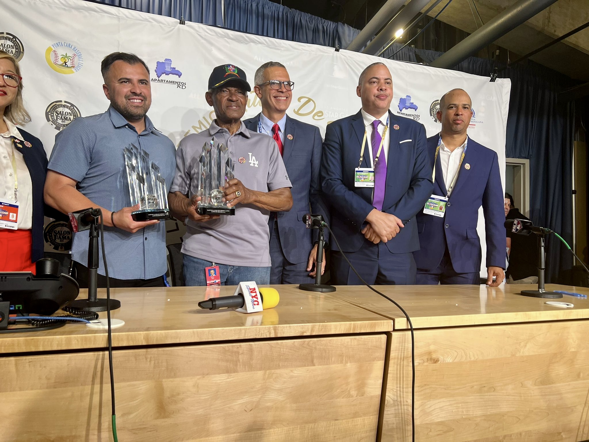 La presentación de estos premios fue un éxito en el Dodger Stadium.