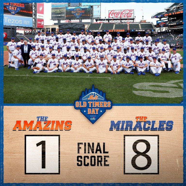 Las leyendas de los Mets que asistieron a Citi Field.