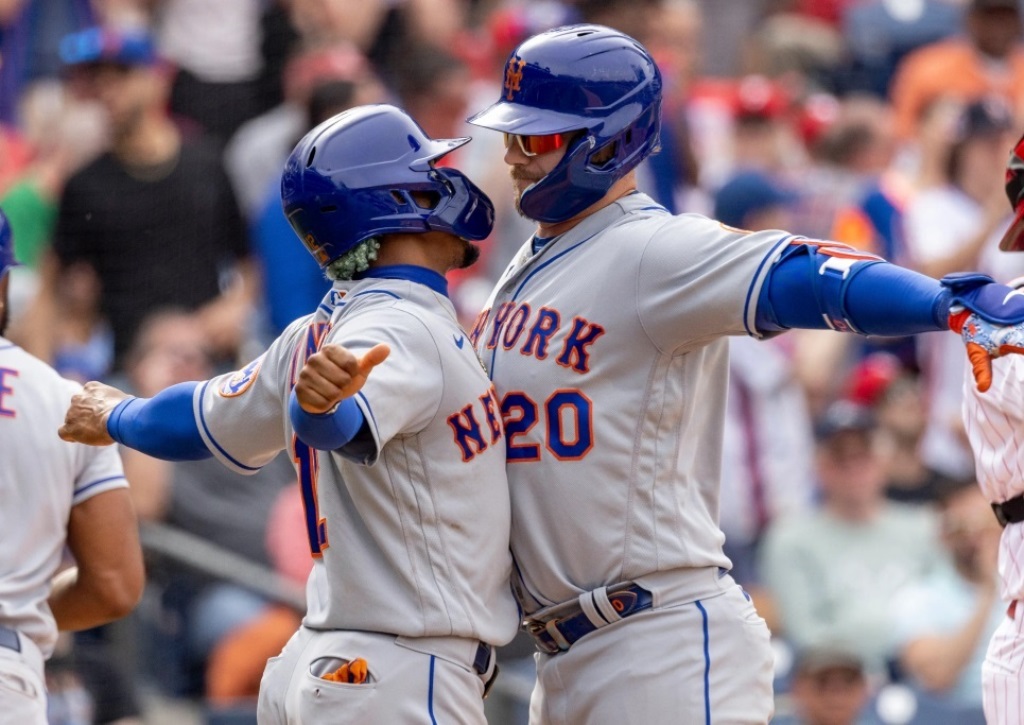 Pete Alonso y Francisco Lindor Mets