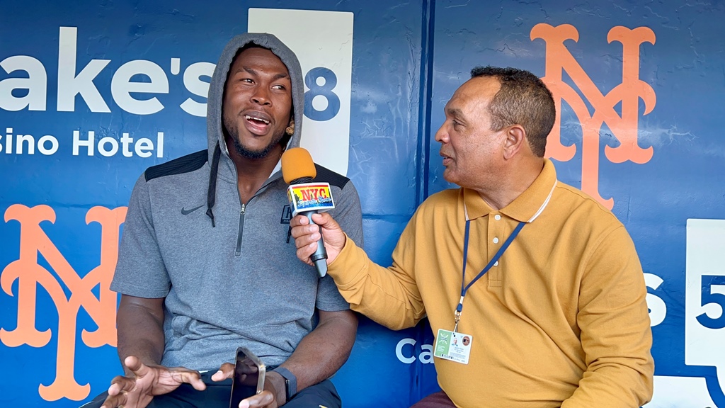 Agustín Zapata entrevistó en Citi Field a Oneil Cruz el gigante campo corto de la MLB.