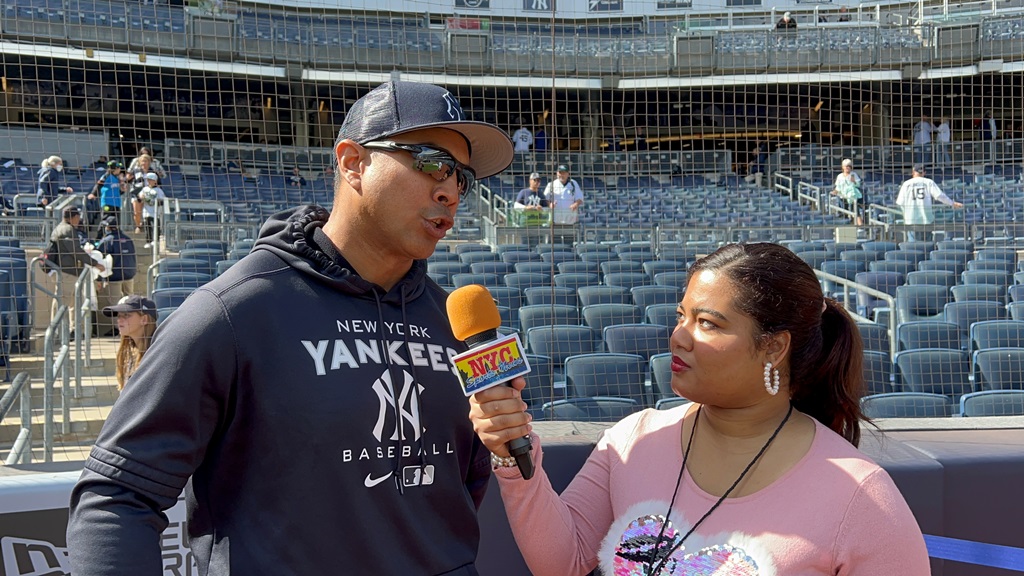 Arlenis J. Peña entrevistó a Luis Rojas en el Yankee Stadium.