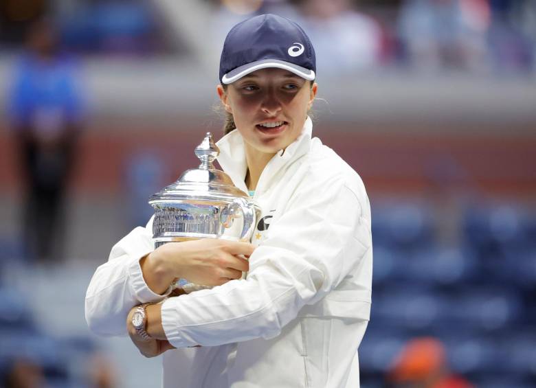 La polaca Iga Swiatek ganó el US Open tras vencer a la tunecina Ons Jabeur. / Foto de EFE
