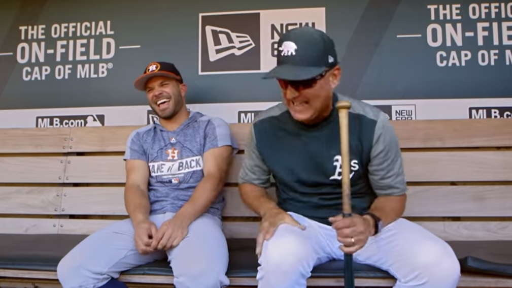Jose Altuve y Alfredo Pedrique.