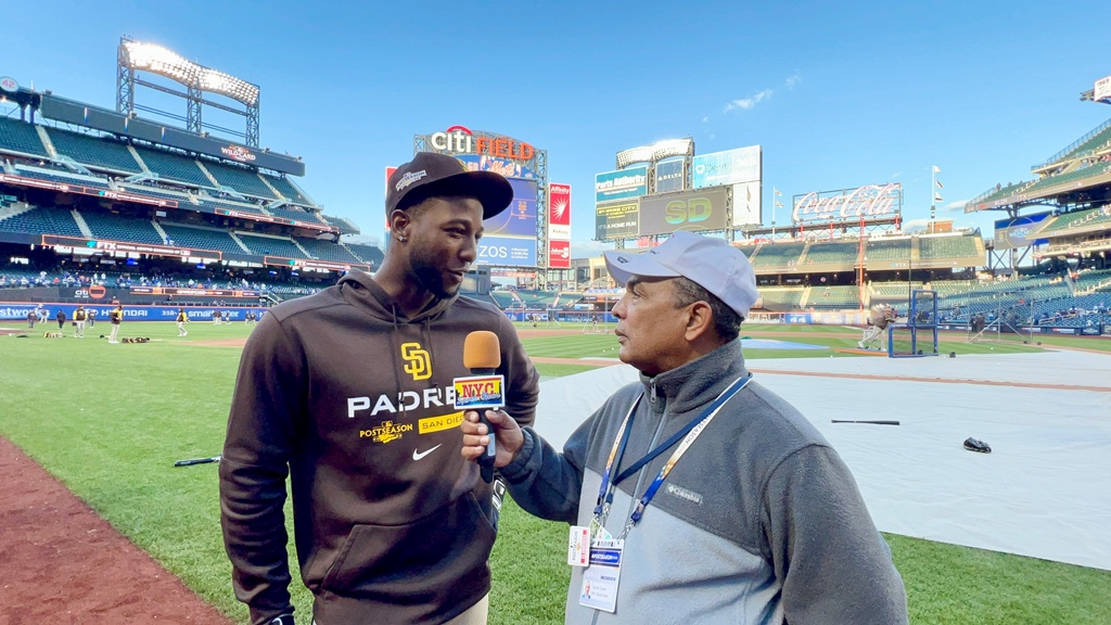 Agustín Zapata entrevistó a Jurickson Profar en el Yankee Stadium.