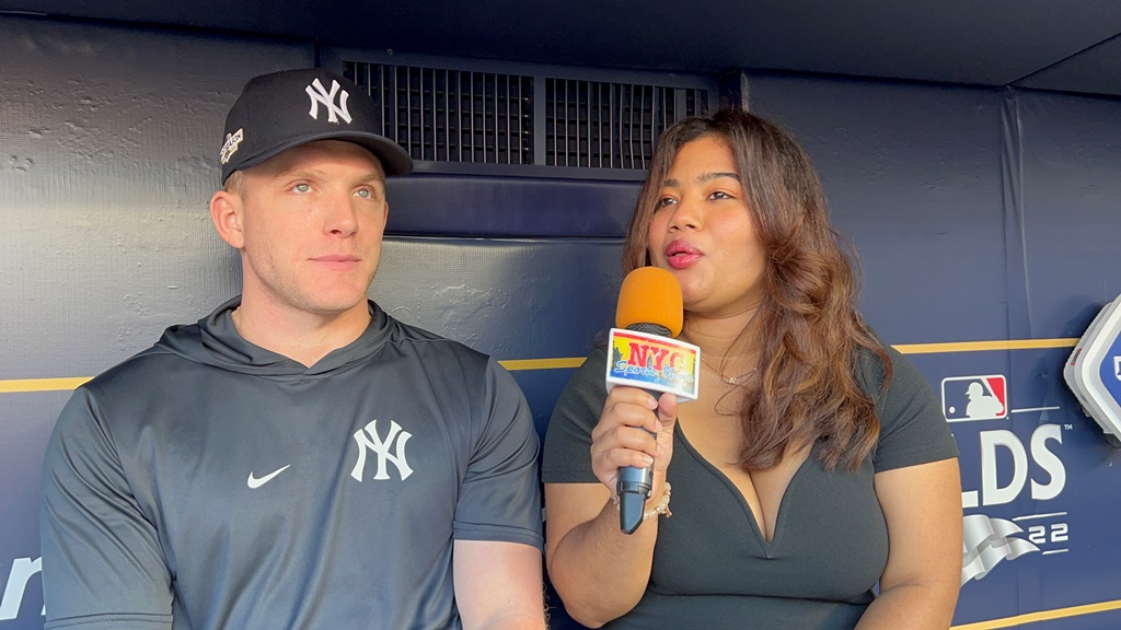 Arlenis J. Peña entrevistó a Harrison Bader en el Yankee Stadium.
