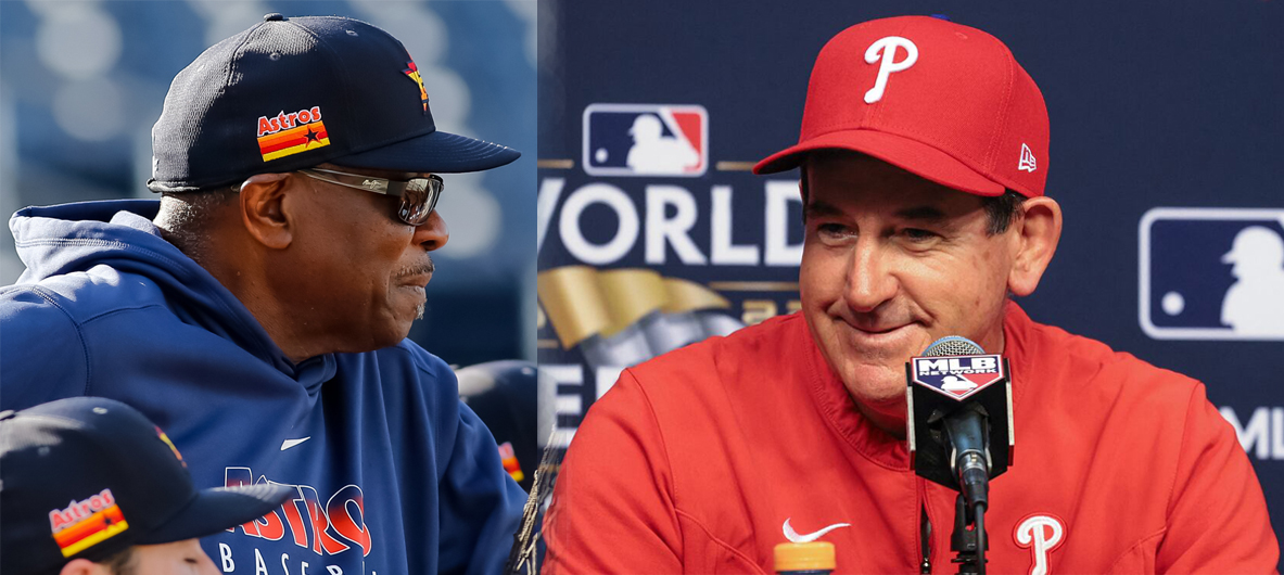 Foto de archivo / Dusty Baker y Rob Thomson.