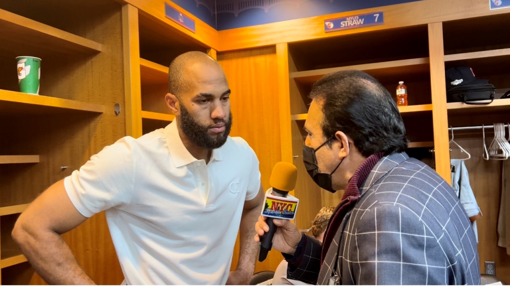 Neftalí Medina entrevista al jugador del jardín corto de los Guardianes de Cleveland, Amed Rosario.