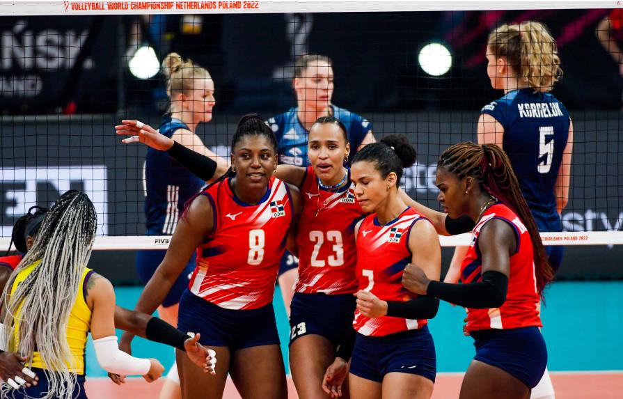 Las Reinas del Caribe en el partido ante Plonia en el Mundial de Voleibol Femenino (FUENTE EXTERNA)