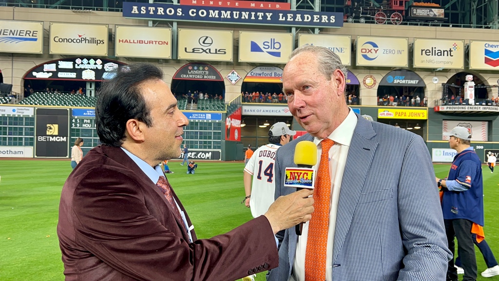 Neftalí Medina entrevista al propietario de los Astros de Houston Jim Crane.