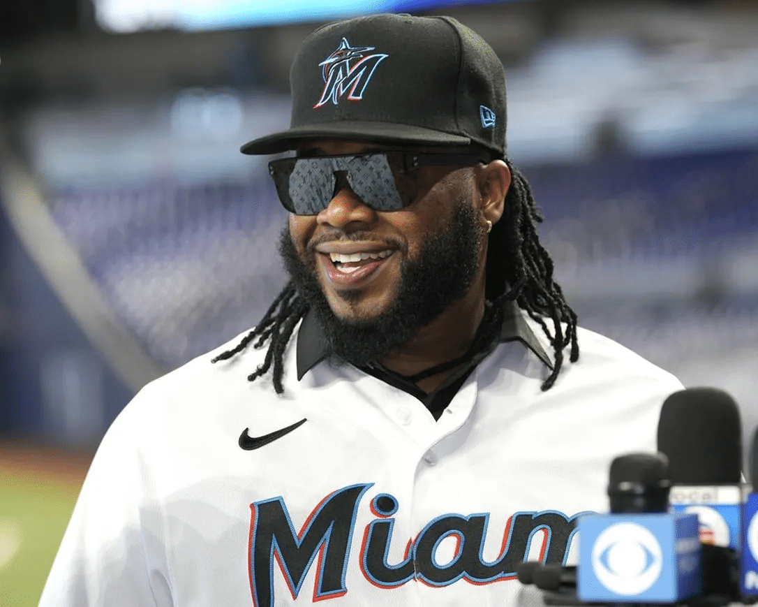 Johnny Cueto con los Marlins