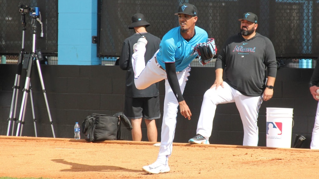 Eury Pérez / Foto tomada de MLB.com