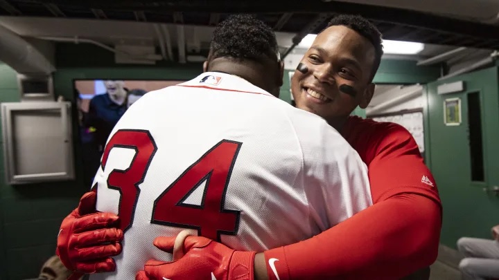 David Ortíz y Rafael Devers