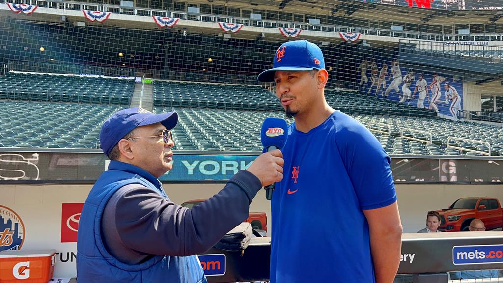 Agustín Zapata sostuvo un importante diálogo con Carlos Carrasco en el Citi Field.
