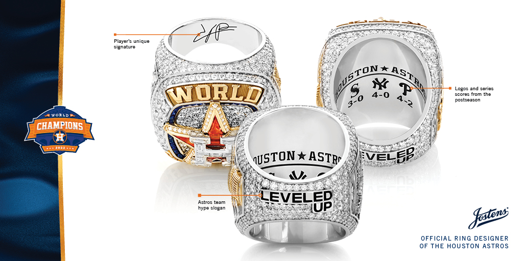 Houston Astros recibe anillos 2022