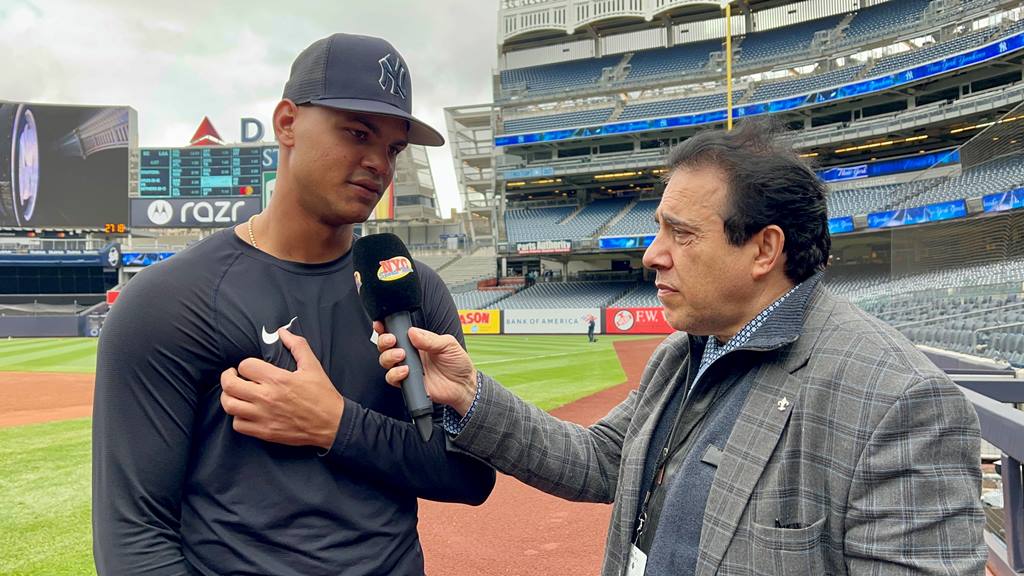 Neftalí Medina entrevistó a Albert Abreu de los Yankees de Nueva York.