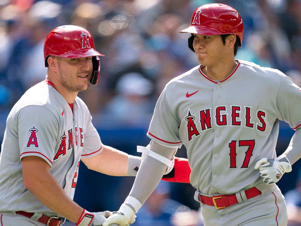 Mike Trout y Shohei Ohtani