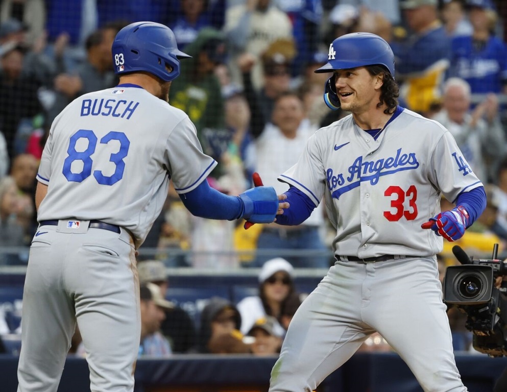 Betts y Outman Dodgers