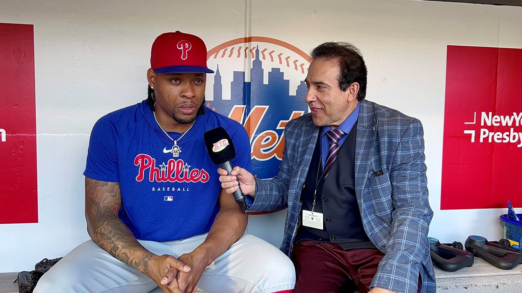 Neftalí Medina entrevistó a Gregory Soto en Citi Field.