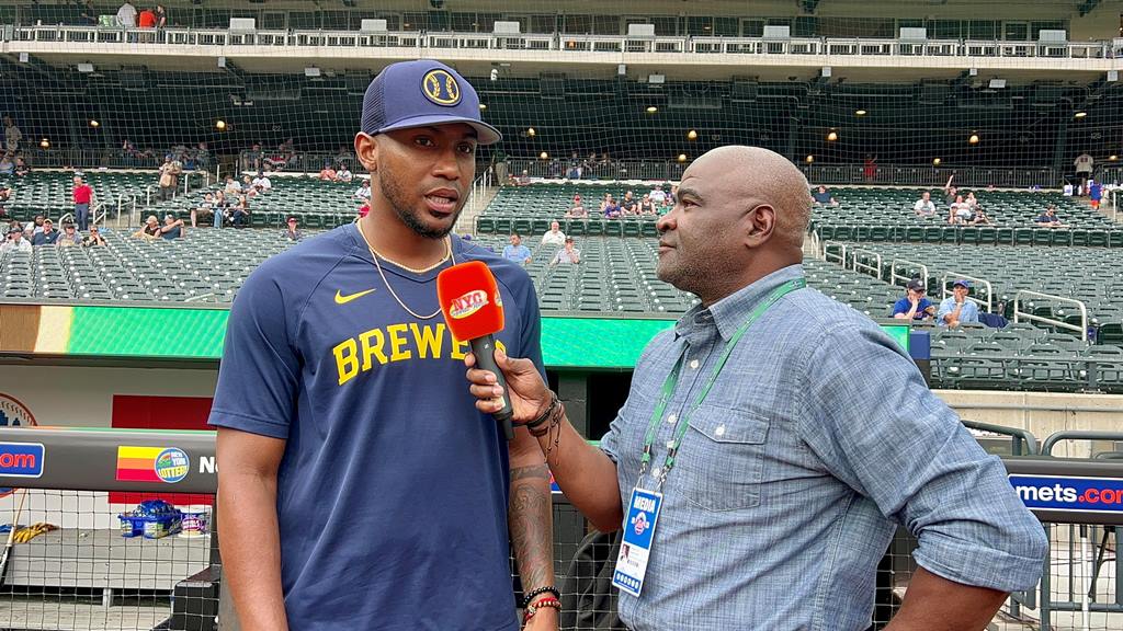 Julio Teherán fue entrevistado por Santiago Dolciné en Citi Field.