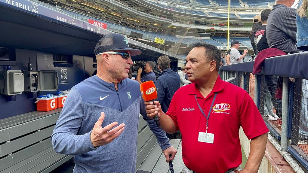 Manny Acta y Agustín Zapata