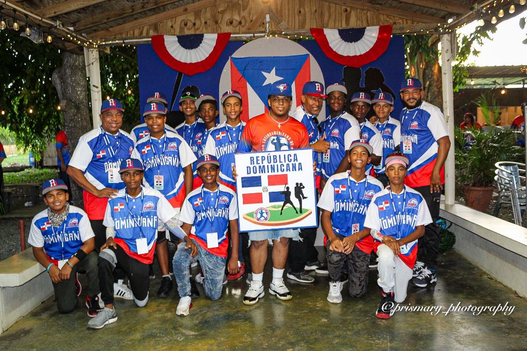 La República Dominicana conformó un fuerte trabuco con jugadores de varias ciudades para estar presente en el evento.