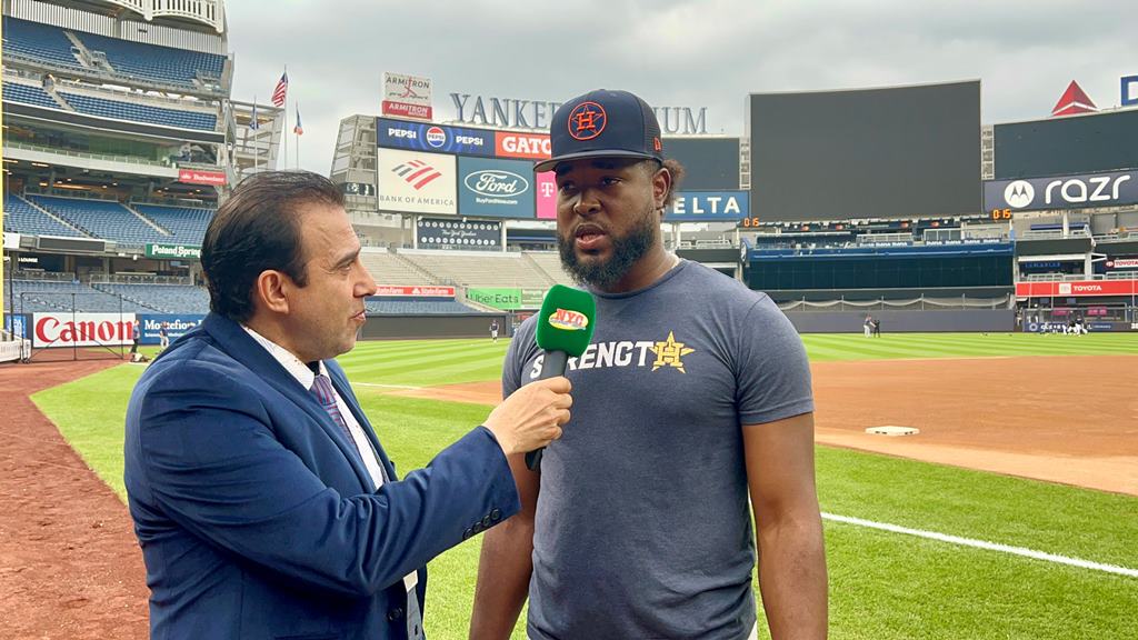 Neftalí Medina dialogó con Cristián Javier en el Yankee Stadium