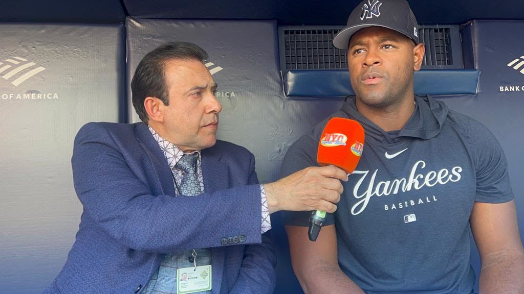 Neftalí Medina entrevista a Luis Severino en el Yankee Stadium