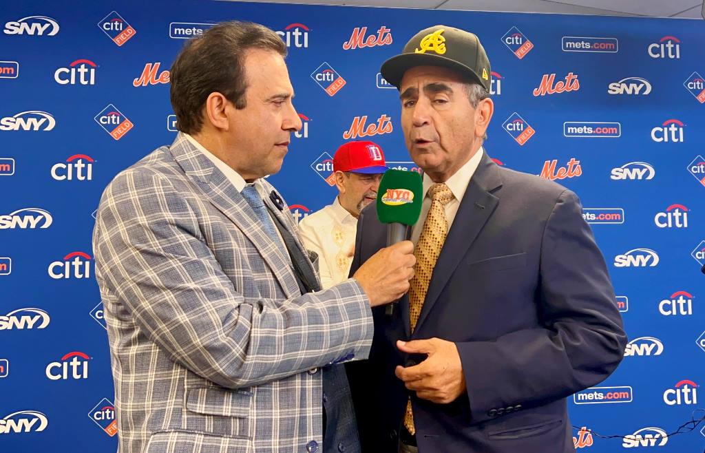 Neftalí Medina entrevistó a Víctor García Sued en Citi Field.