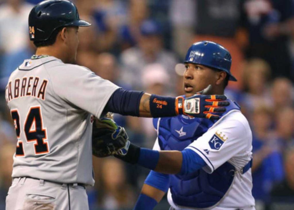 Miguel Cabrera y Salvador Pérez.